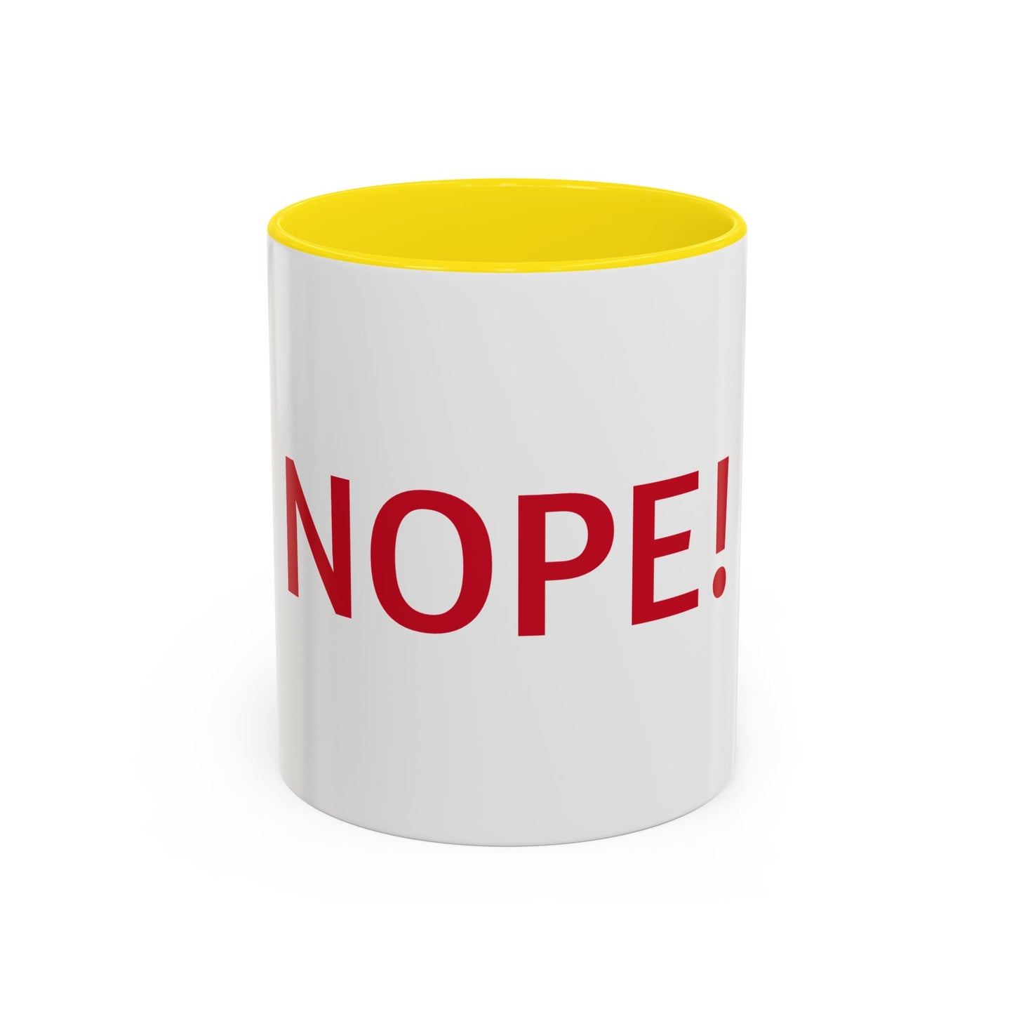 Funny Accent Coffee Mug – "NOPE!" – Perfect Gift for Sassy Friends