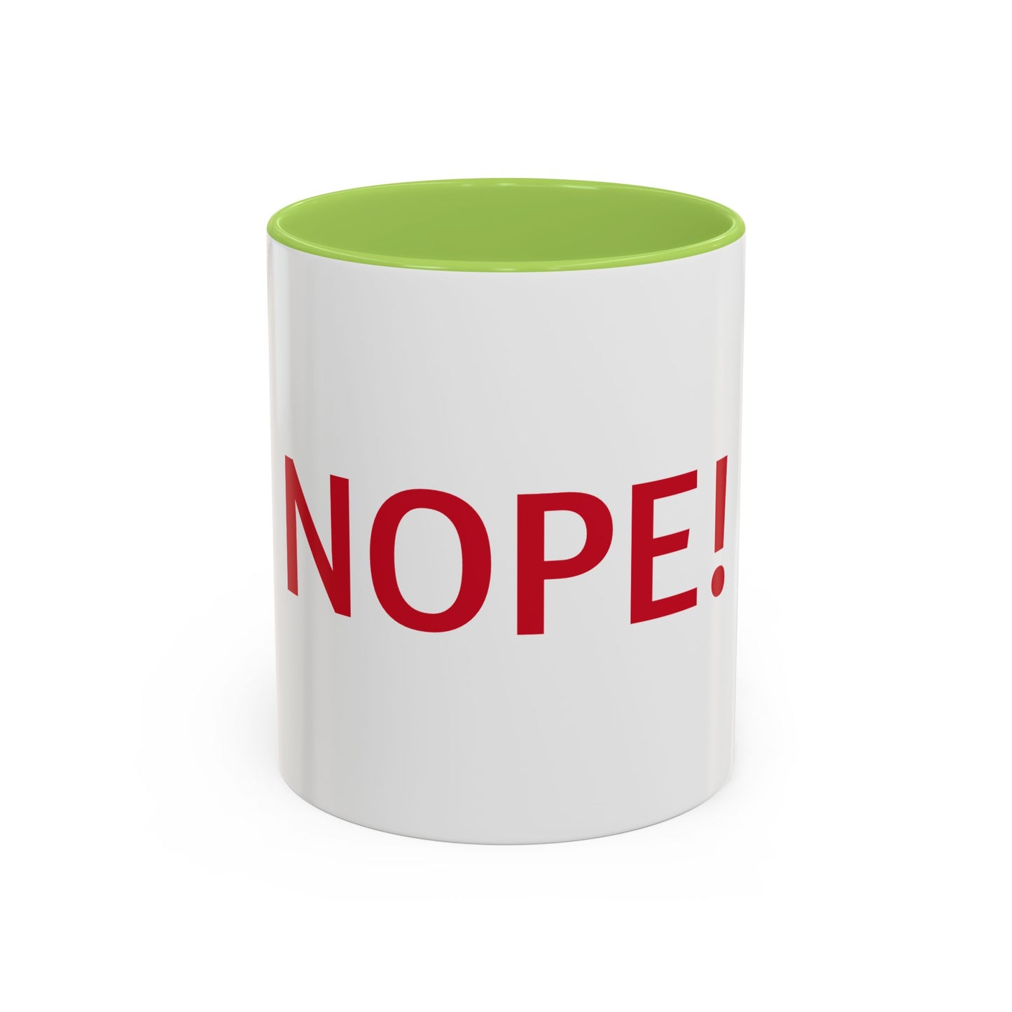 Funny Accent Coffee Mug – "NOPE!" – Perfect Gift for Sassy Friends