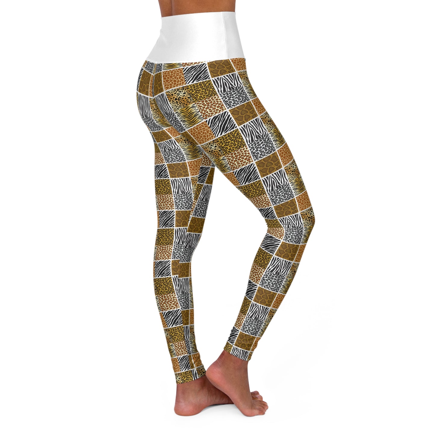 Stylish High Waisted Yoga Leggings - Comfortable Chic Activewear for Fitness Enthusiasts